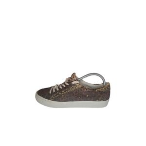 Madewell Sidewalk Sneaker Women 9 Leopard Print Low Top Boho Casual Comfort Shoe